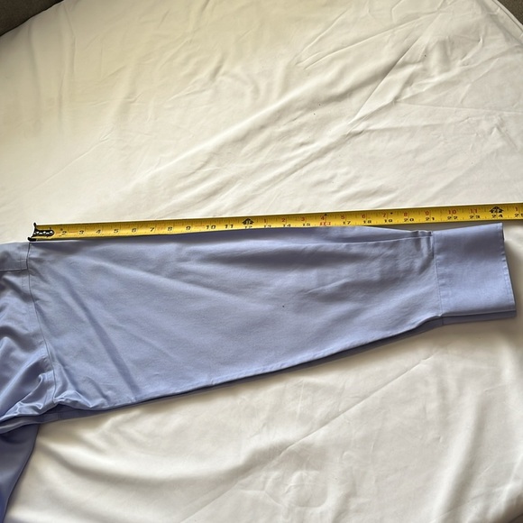 Thomas Dean Sky Blue Dress Shirt new with no tag - Picture 8 of 8